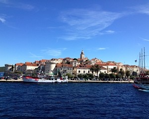 Croatia – Sailing into Korcula