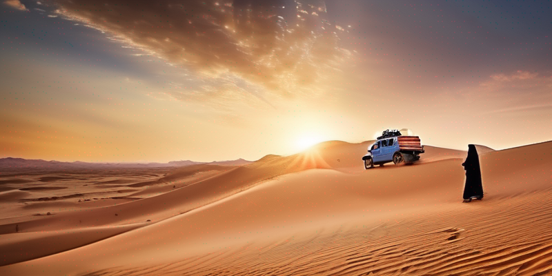 Sunset Desert Safari with Bedouin Dinner Experience