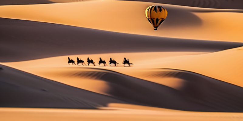 Desert Hot Air Balloon Safari: Sunrise Views Over the Dunes