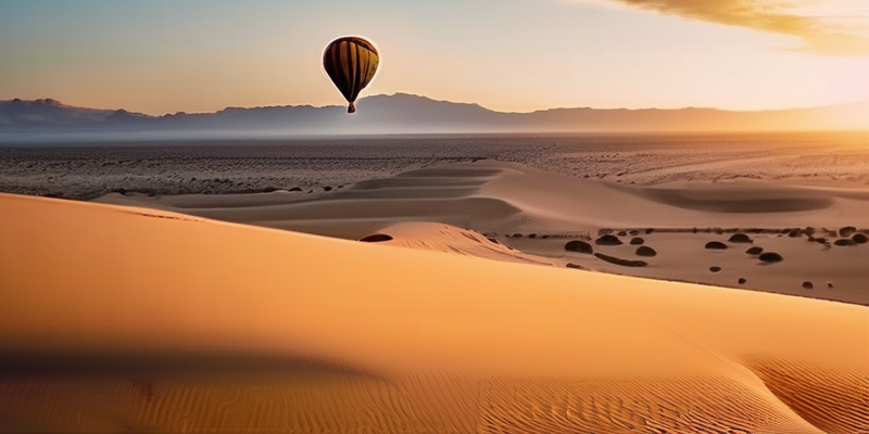 Desert Hot Air Balloon Safari: Sunrise Over the Dunes