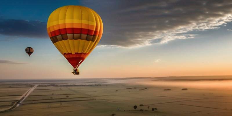 Hot Air Balloon Safari Over Serengeti National Park