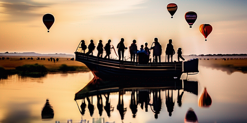 Majestic Hot Air Balloon Safari Over Serengeti Plains