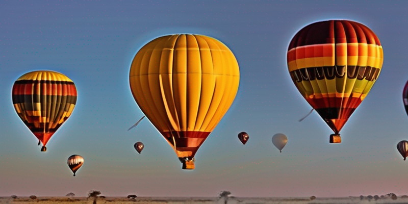 Sunrise Hot Air Balloon Safari Over Serengeti