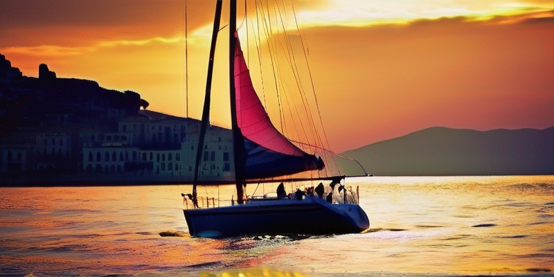 Sunset Sailing Adventure in the Mediterranean